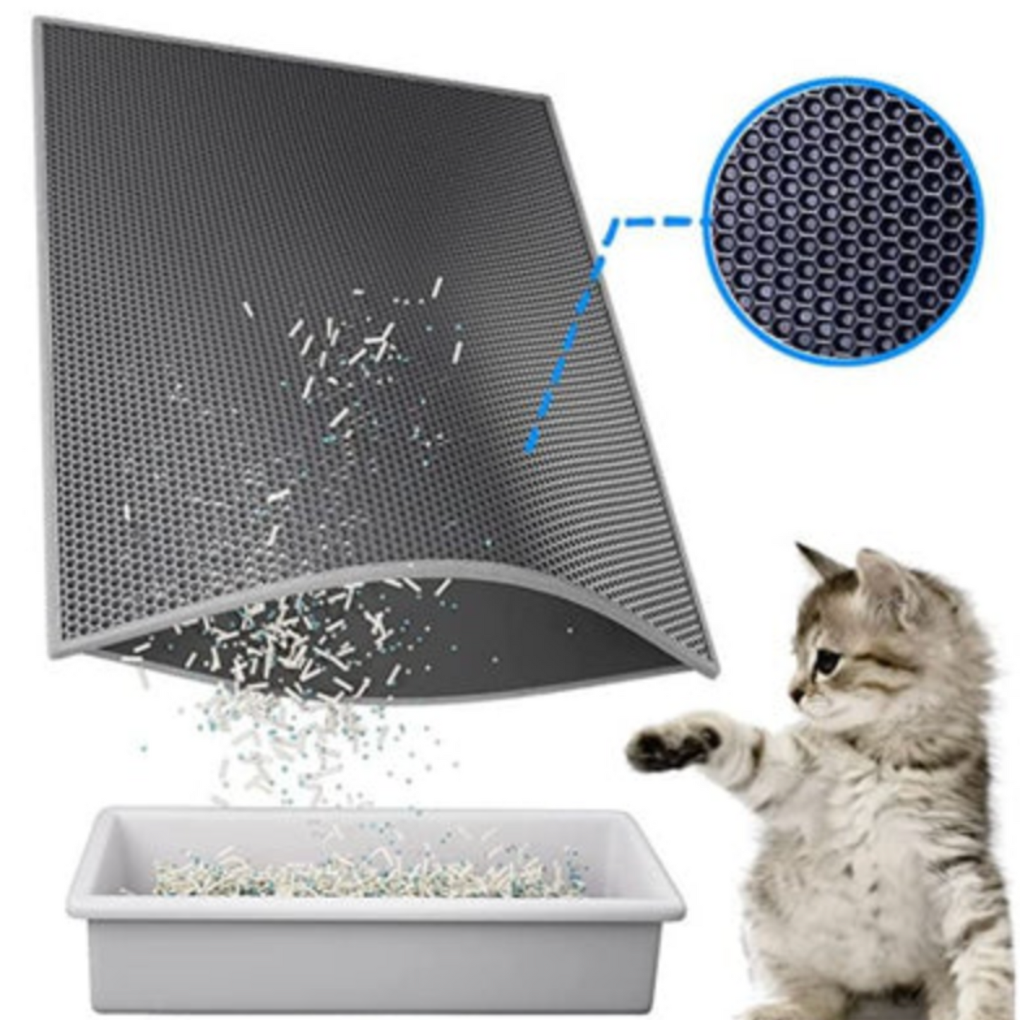 Litière chat - Tapis