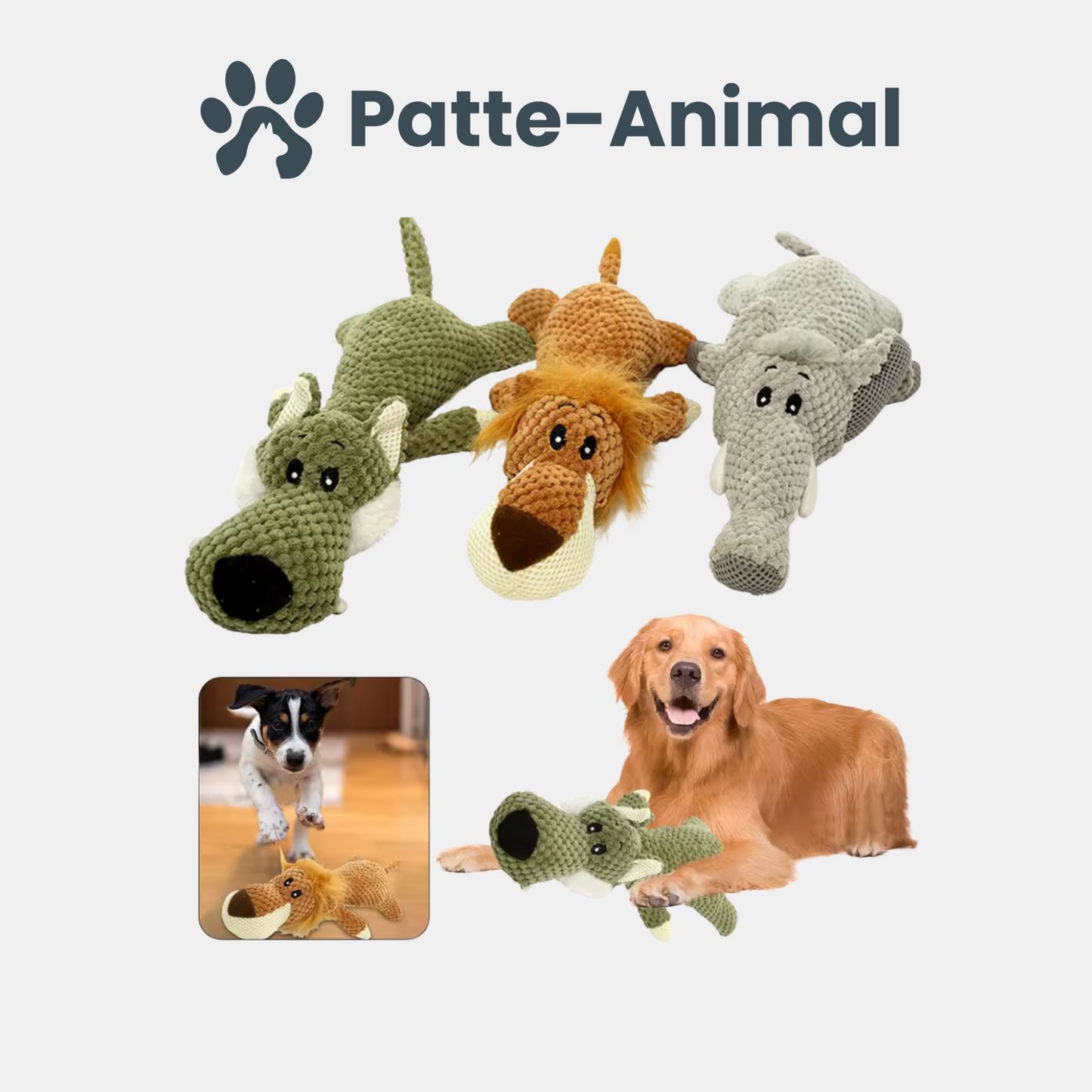 Jouet pour chien - Peluche pour chien indestructible