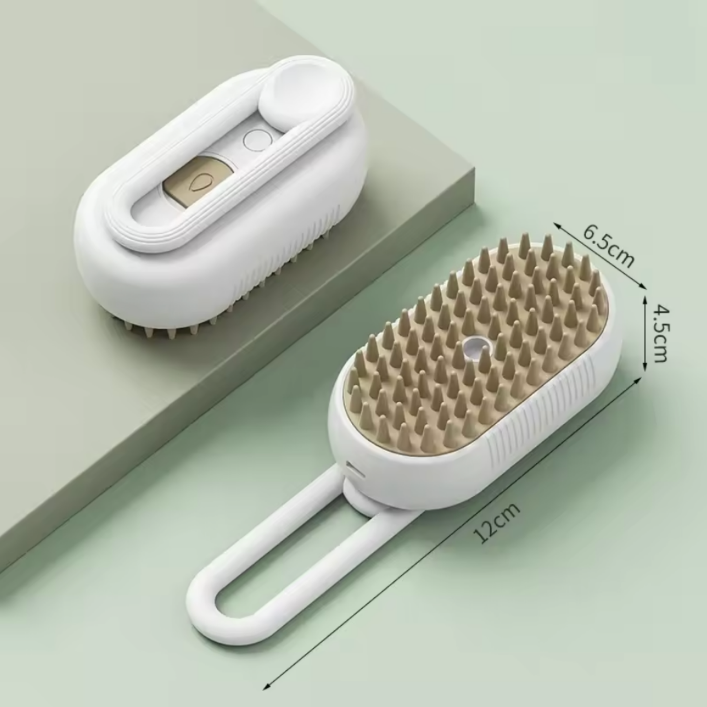 Brosse anti poil vapeur
