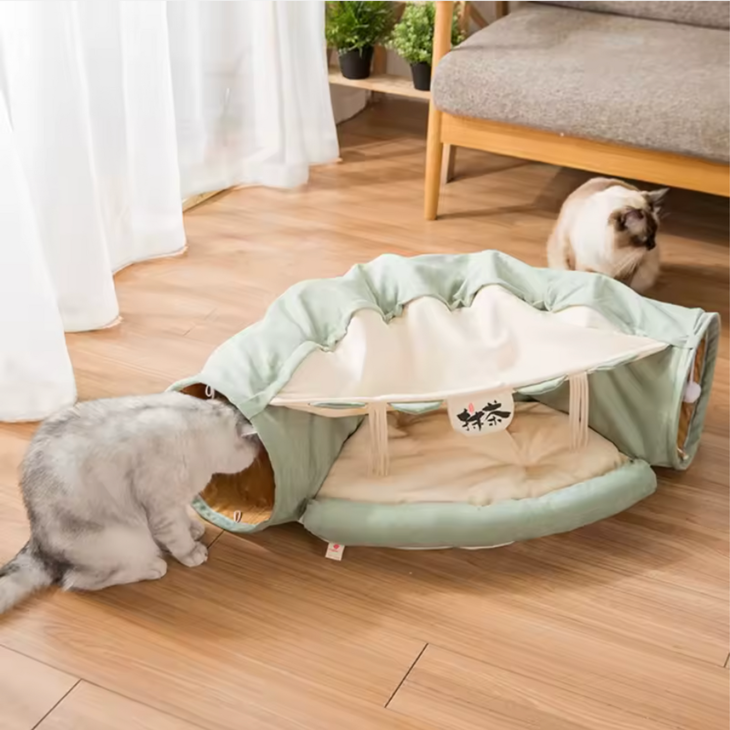 Panier Chat Ludique et Confortable – Espace de Jeu et Repos Douillet