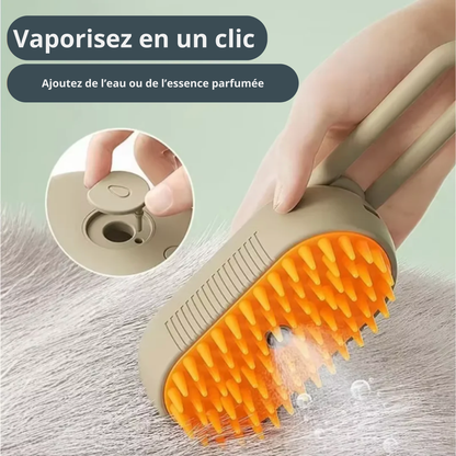 Brosse anti poil vapeur