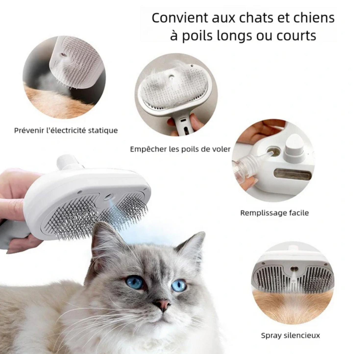 Brosse Vapeur Animaux