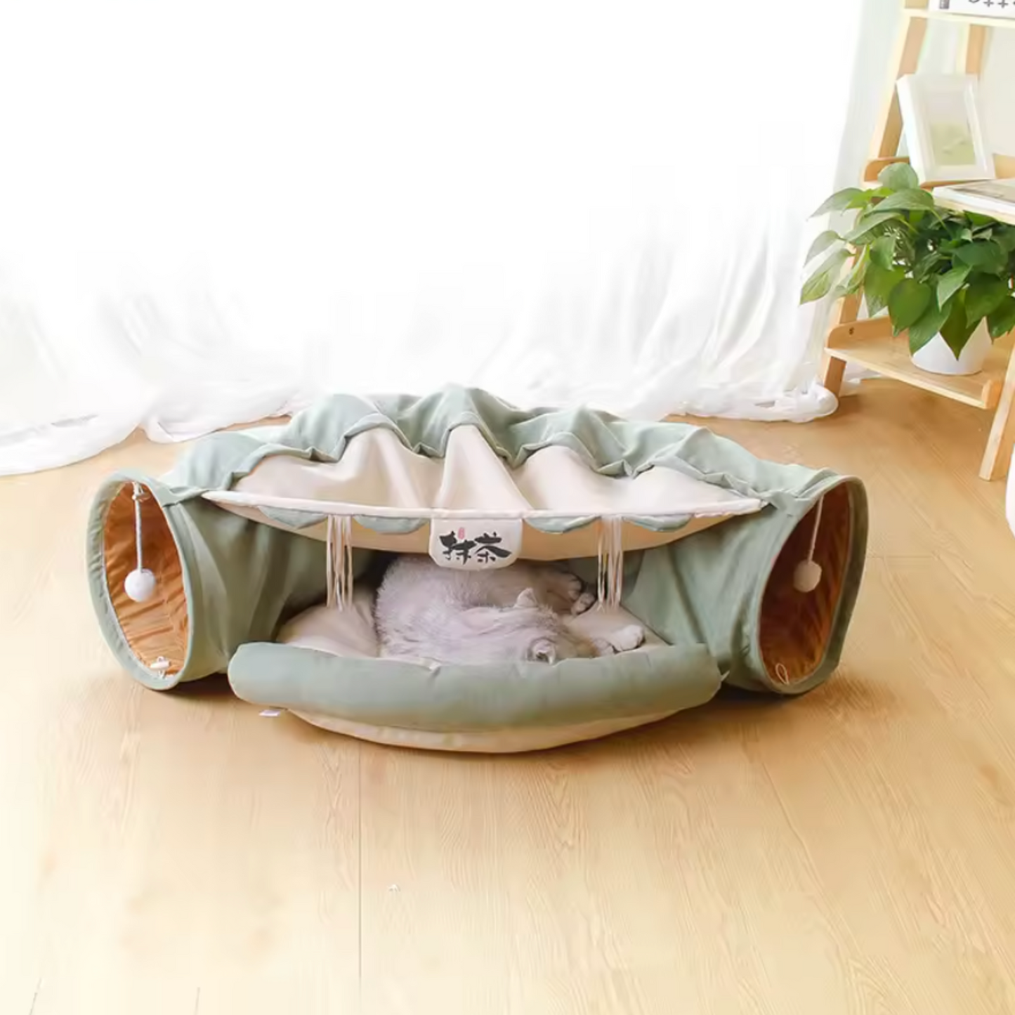 Panier Chat Ludique et Confortable – Espace de Jeu et Repos Douillet