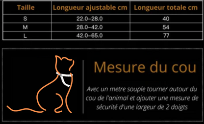 Collier chat Airtag