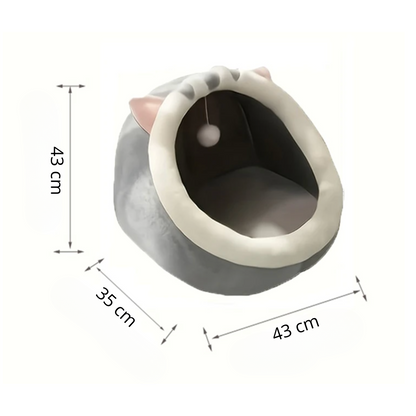 Panier Ultra Douillet pour Chat – Confort & Sérénité